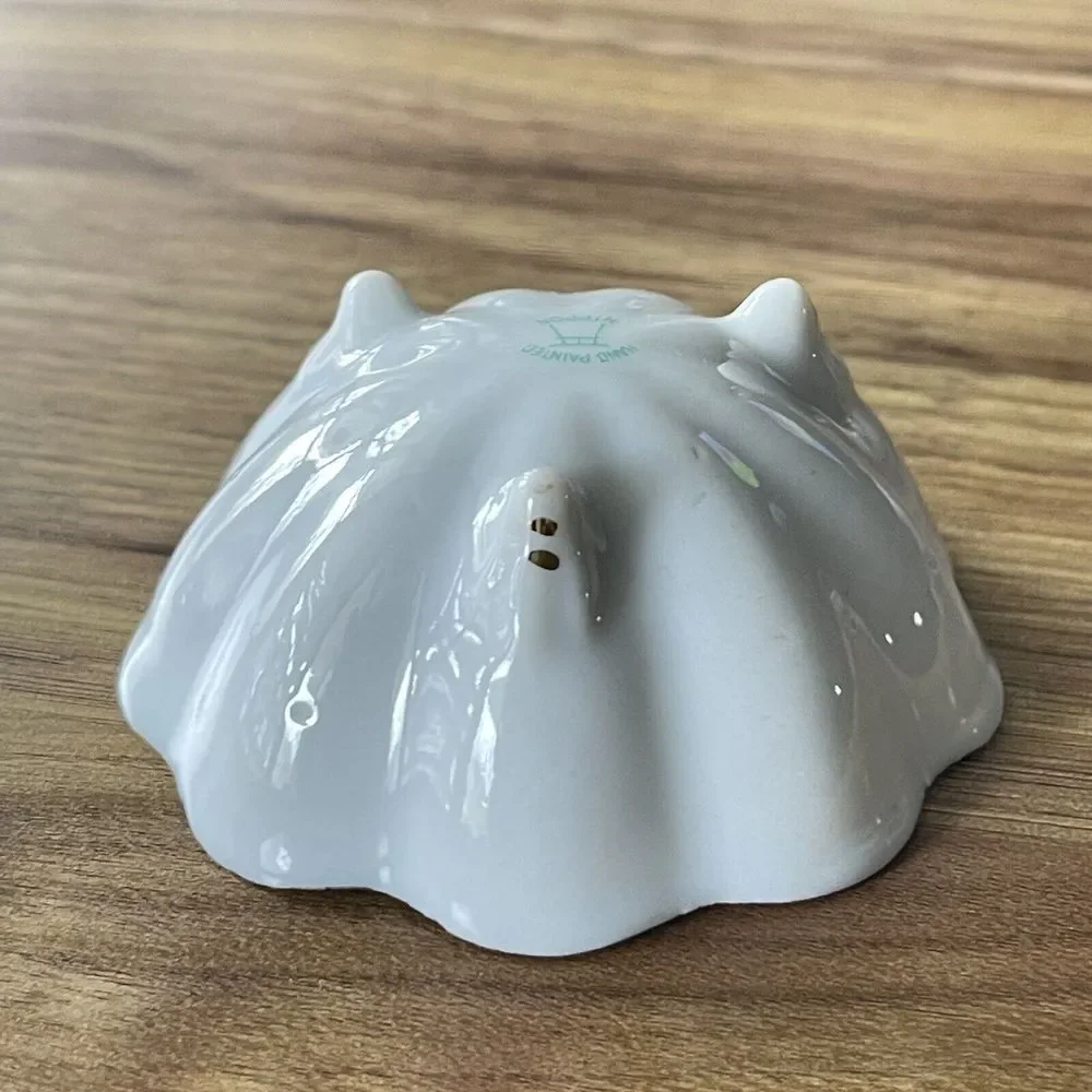 Vintage Hand Painted Footed Nippon Salt Cellar Open Salt